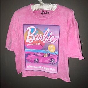 Barbie Dream Car Pink T-Shirt LARGE